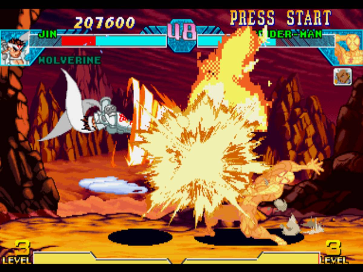 Marvel vs. Capcom: Clash of Super Heroes ISO - PS1 screenshot 9