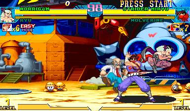 Marvel vs. Capcom: Clash of Super Heroes ROM - Arcade screenshot 2
