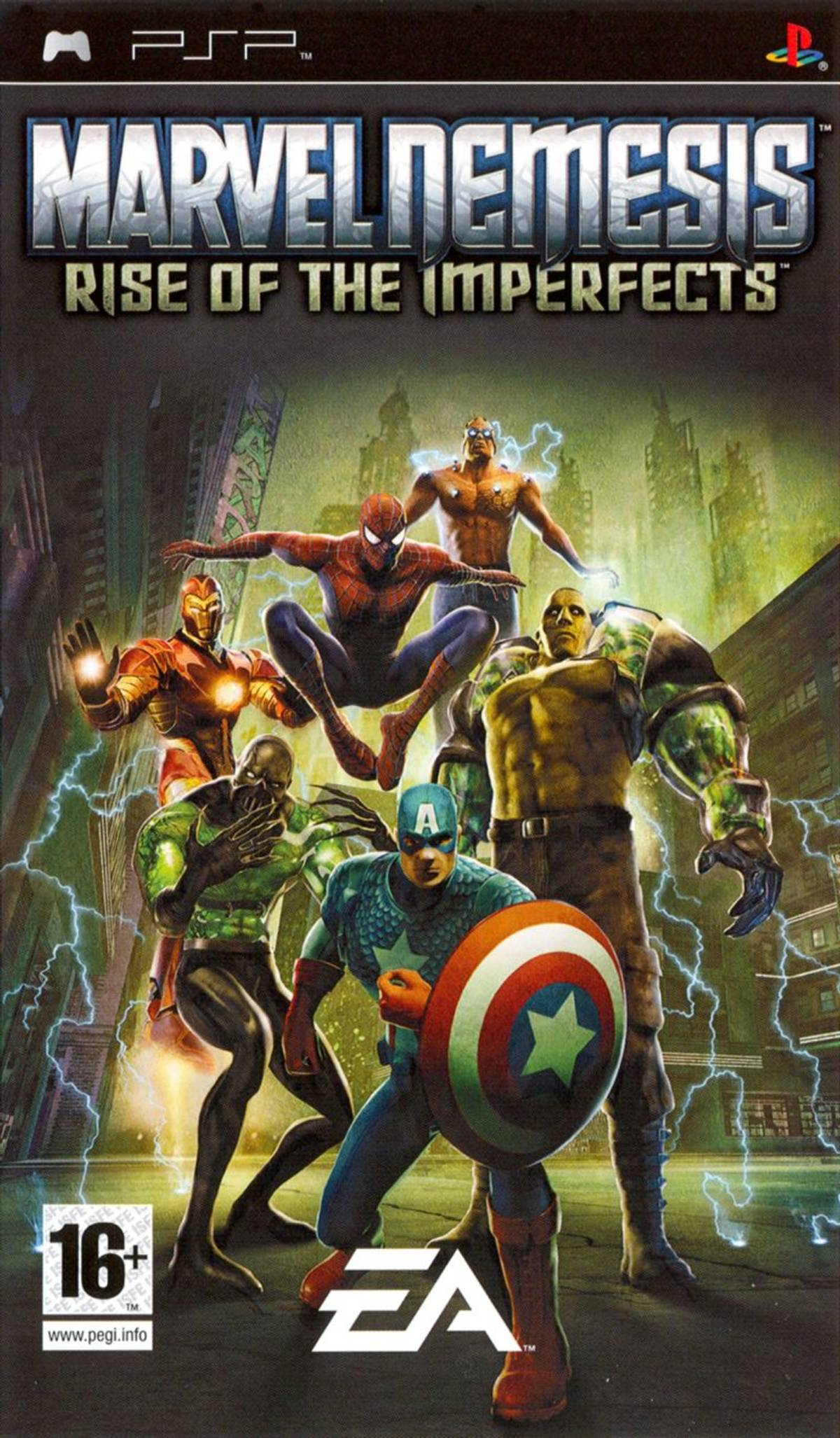 Download Torrent Marvel Nemesis: Rise of the Imperfects ISO – PSP