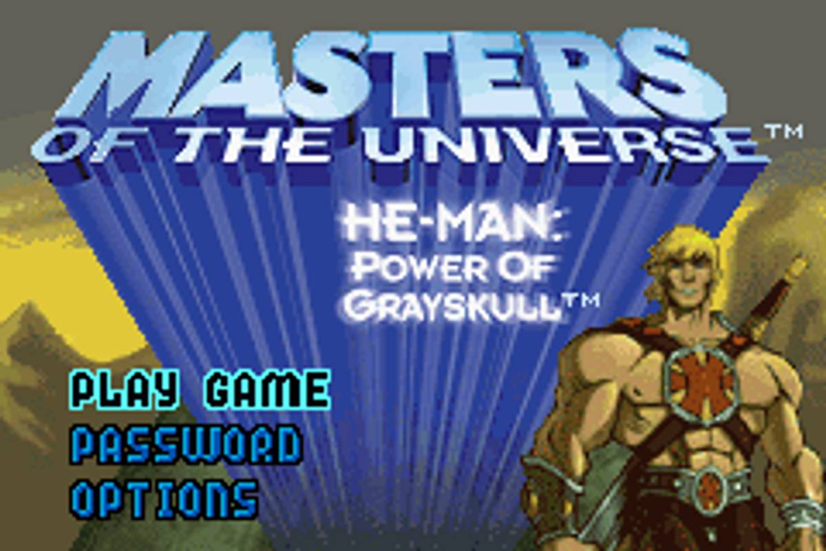 Masters of the Universe: He-Man - Power of Grayskull ROM - GBA screenshot 1