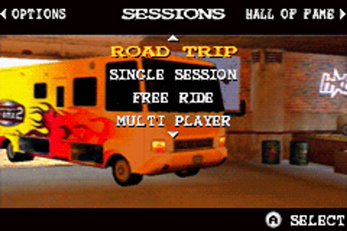 Mat Hoffman's Pro BMX 2 ROM - GBA screenshot 2