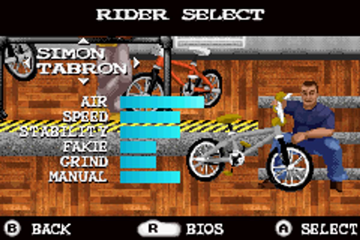 Mat Hoffman's Pro BMX 2 ROM - GBA screenshot 3