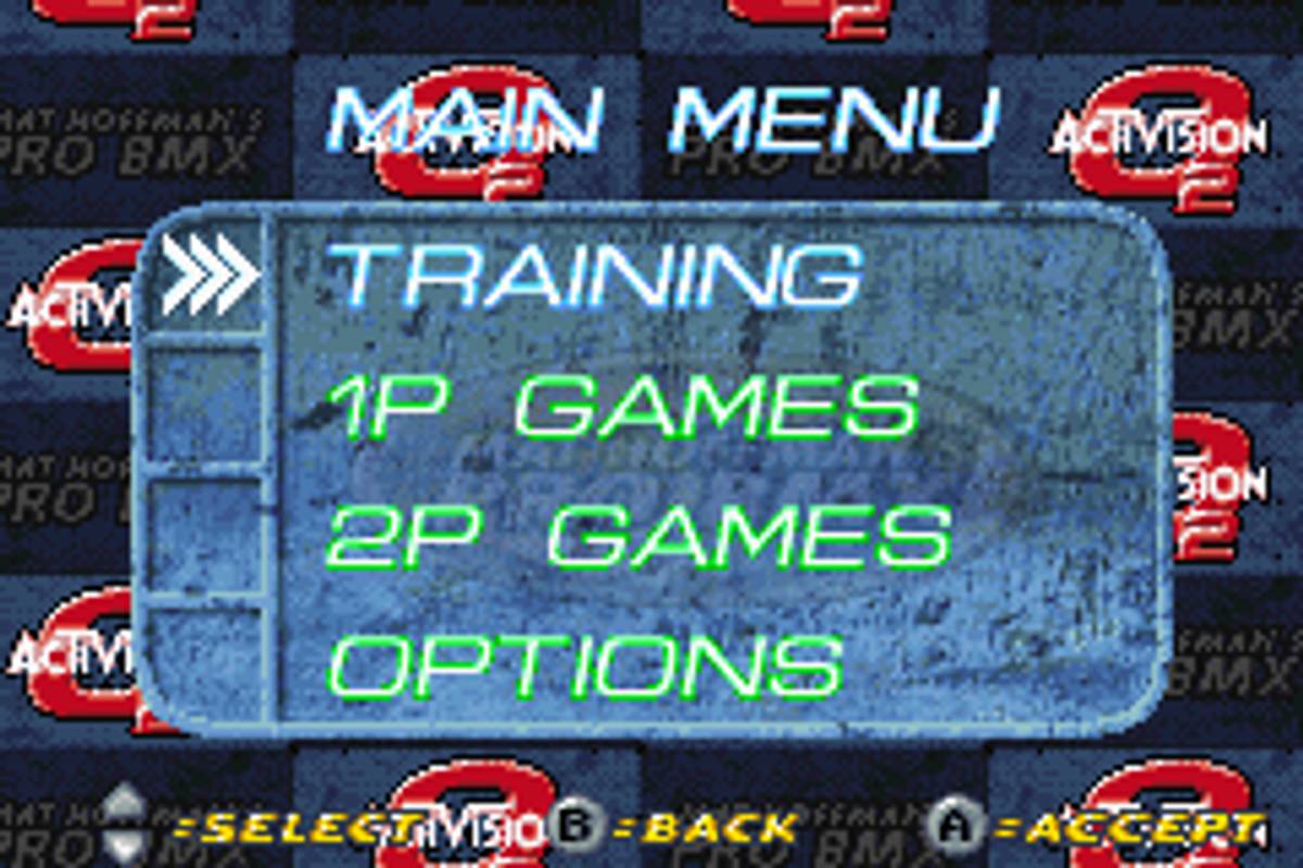Mat Hoffman's Pro BMX ROM - GBA screenshot 2