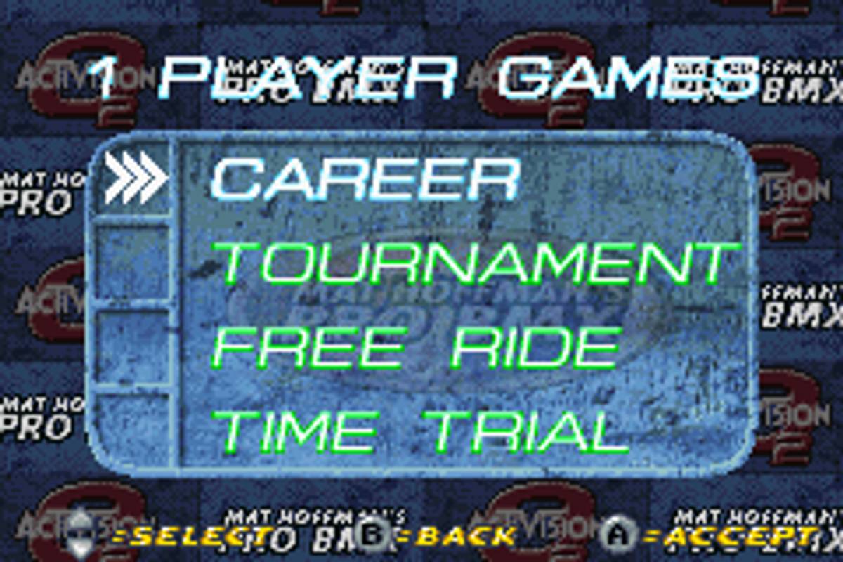 Mat Hoffman's Pro BMX ROM - GBA screenshot 3