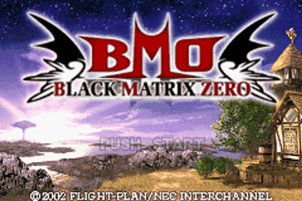Black/Matrix Zero ROM - GBA screenshot 1