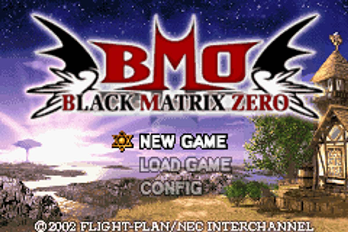 Black/Matrix Zero ROM - GBA screenshot 2