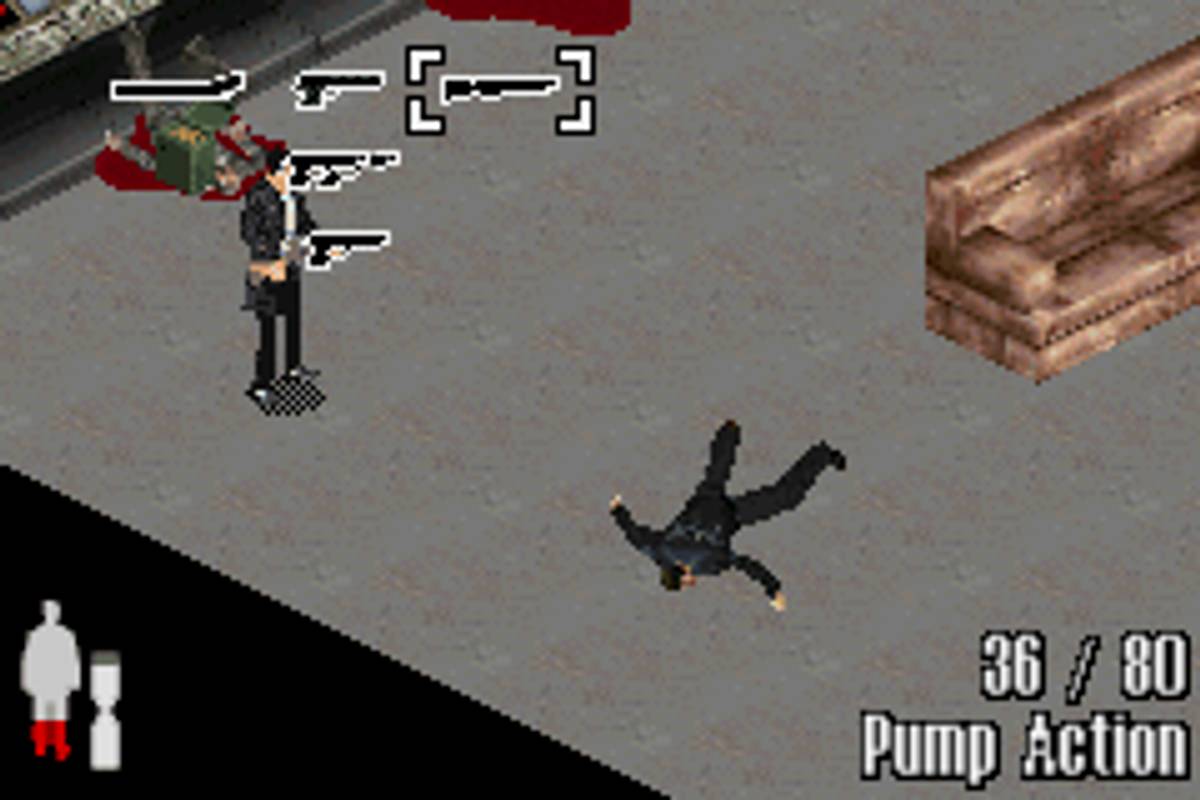 Max Payne ROM - GBA screenshot 3