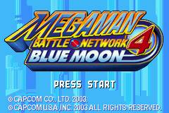 Mega Man Battle Network 4: Blue Moon ROM - GBA screenshot 1