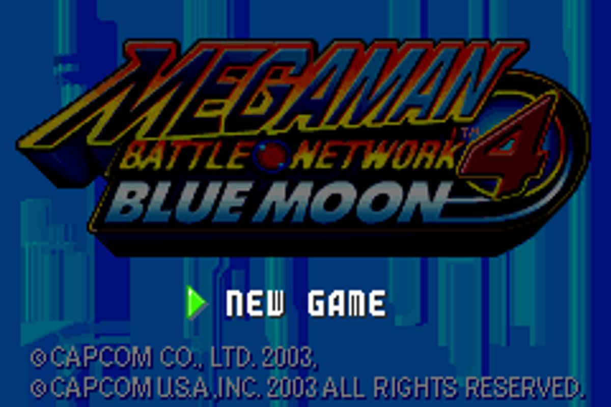 Mega Man Battle Network 4: Blue Moon ROM - GBA screenshot 2