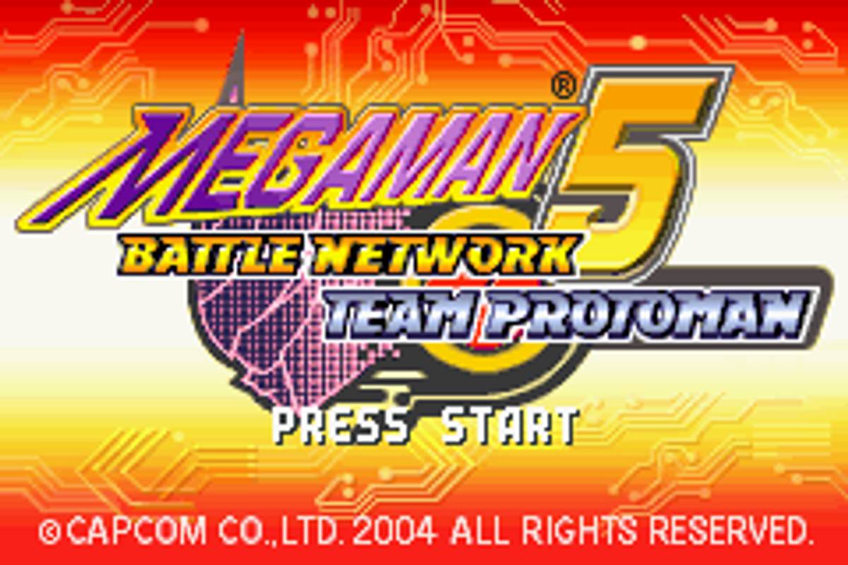 Mega Man Battle Network 5: Team Protoman ROM - GBA screenshot 1