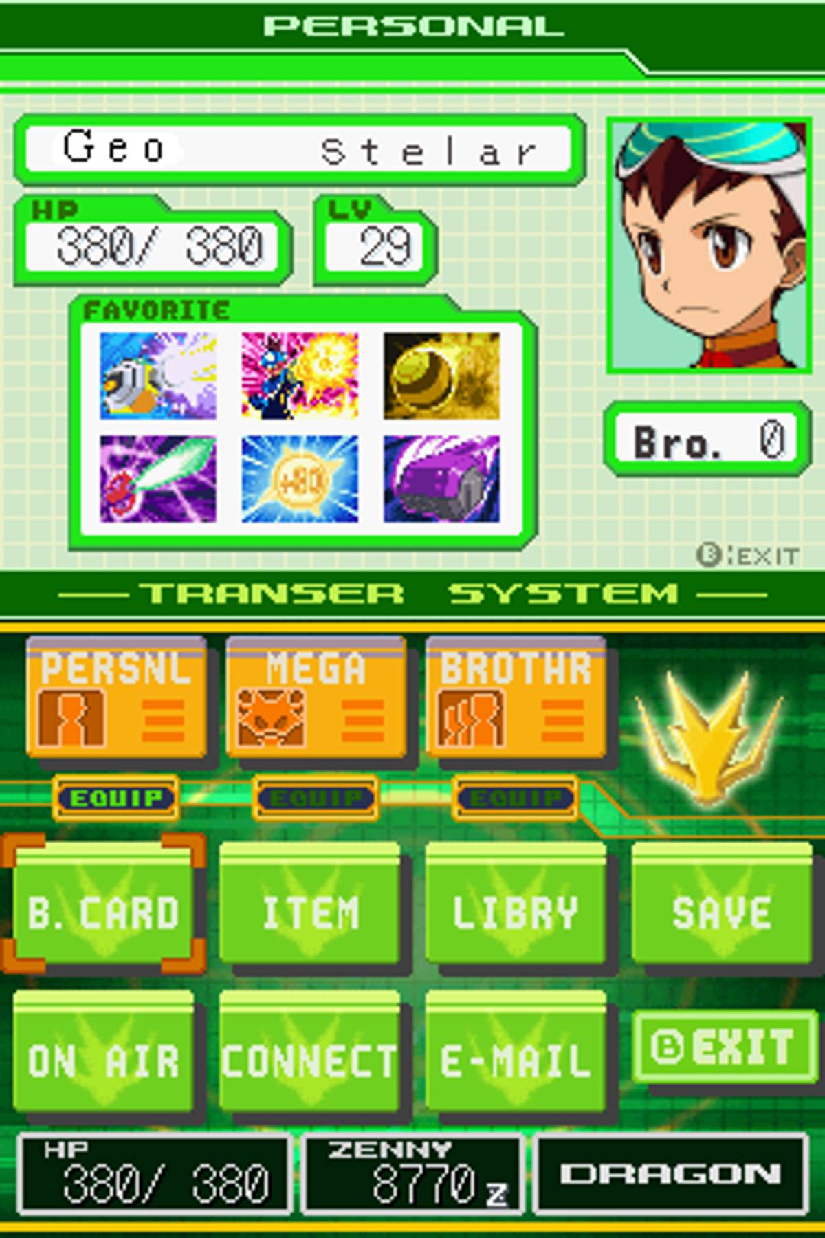 Mega Man Star Force: Dragon ROM - NDS screenshot 6