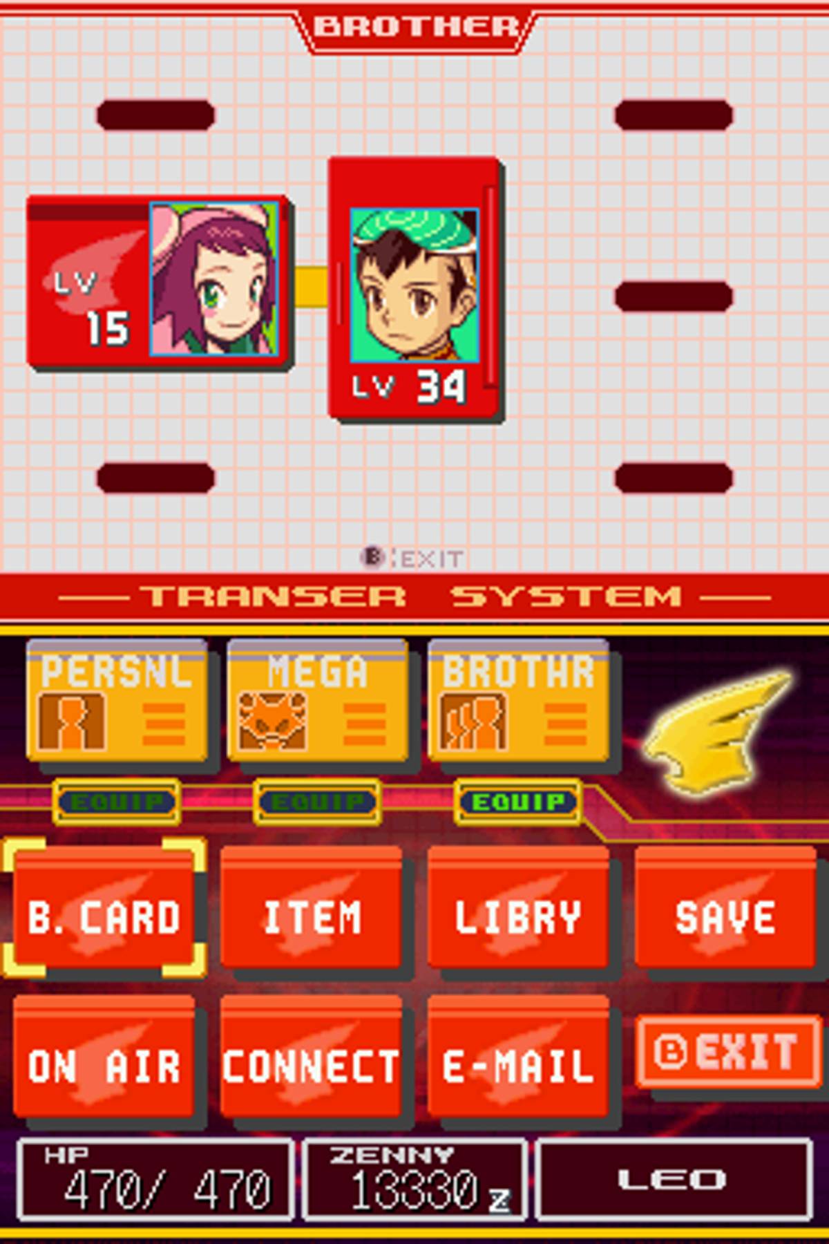 Mega Man Star Force: Leo ROM - NDS screenshot 7