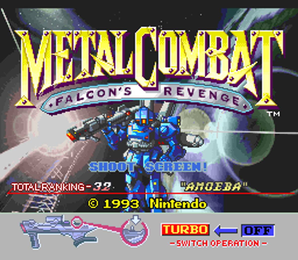 Metal Combat: Falcon's Revenge ROM - SNES screenshot 1