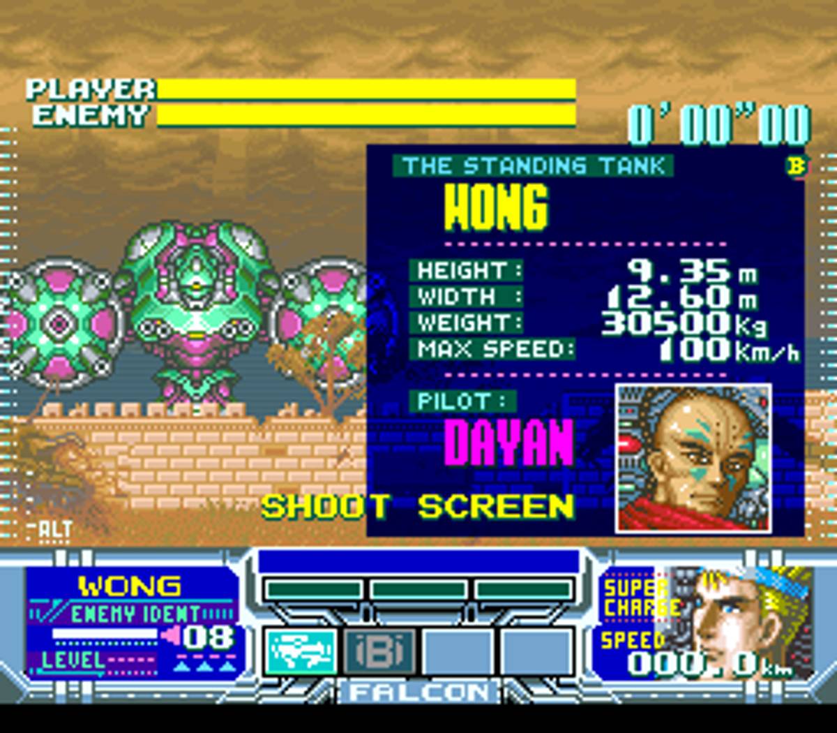 Metal Combat: Falcon's Revenge ROM - SNES screenshot 2