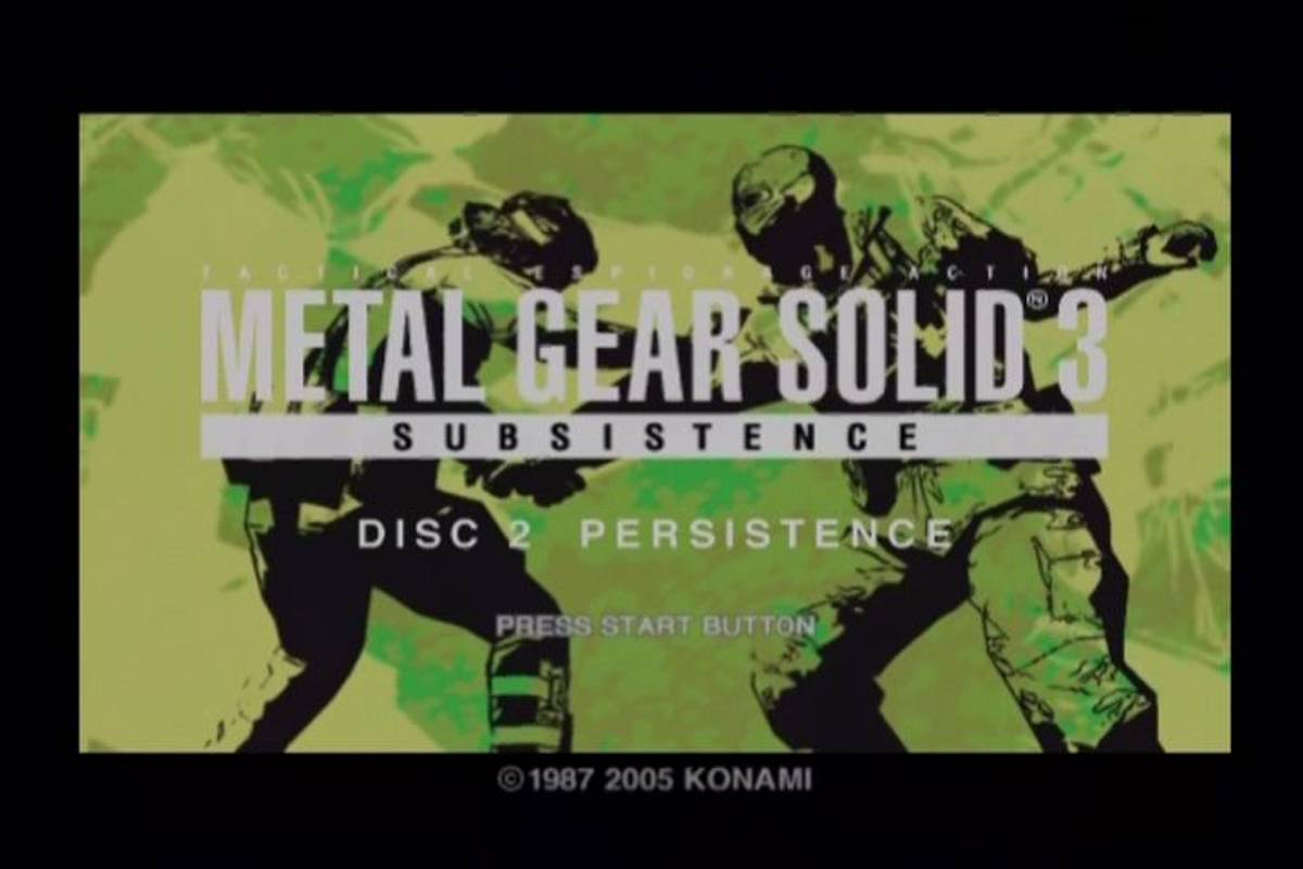 Metal Gear Solid 3: Subsistence ISO - PS2 screenshot 1