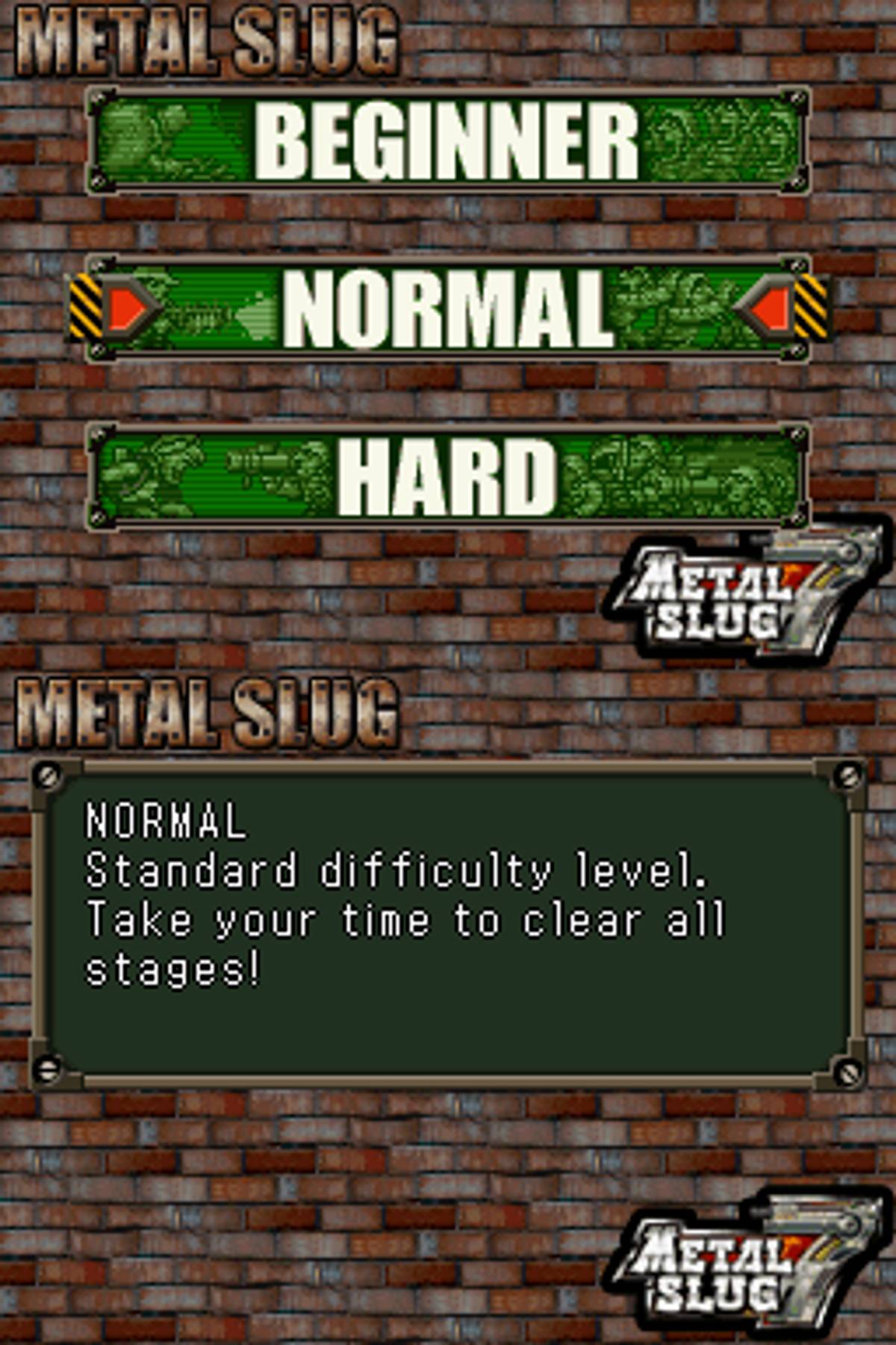 Metal Slug 7 ROM - NDS screenshot 3