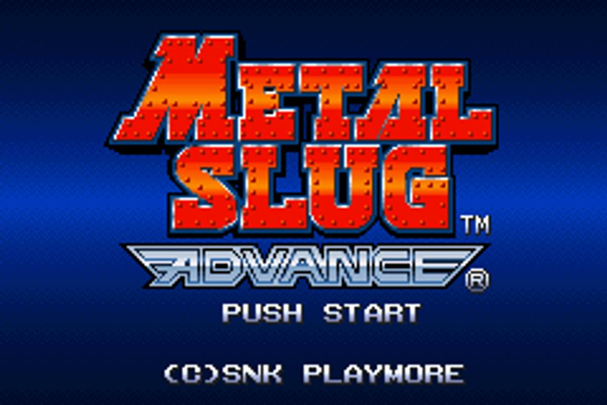 Metal Slug Advance ROM - GBA screenshot 1
