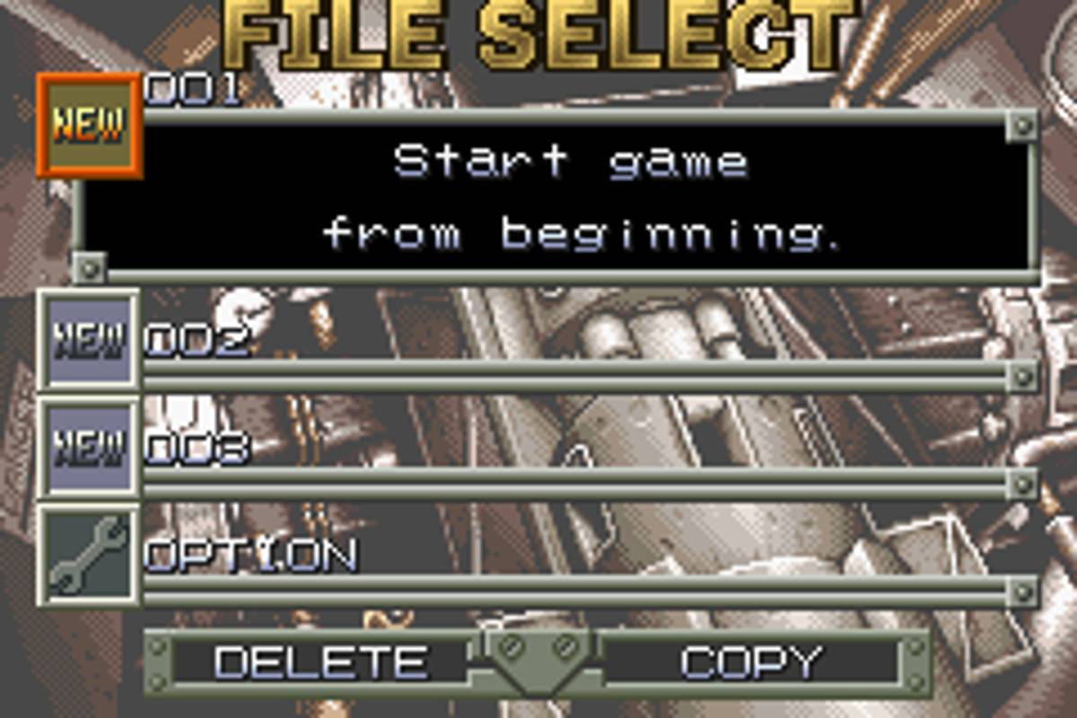 Metal Slug Advance ROM - GBA screenshot 2