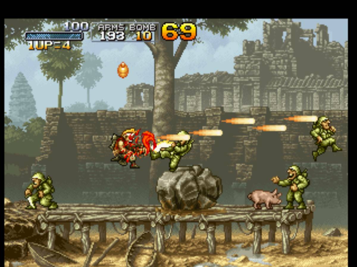 Metal Slug: Super Vehicle - 001 ISO - PS1 screenshot 5