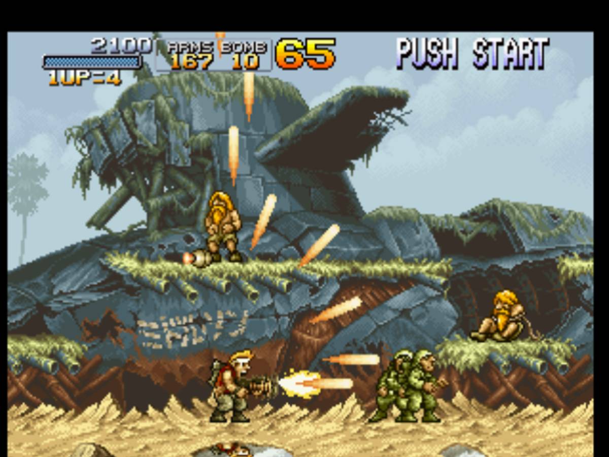 Metal Slug: Super Vehicle - 001 ISO - PS1 screenshot 6
