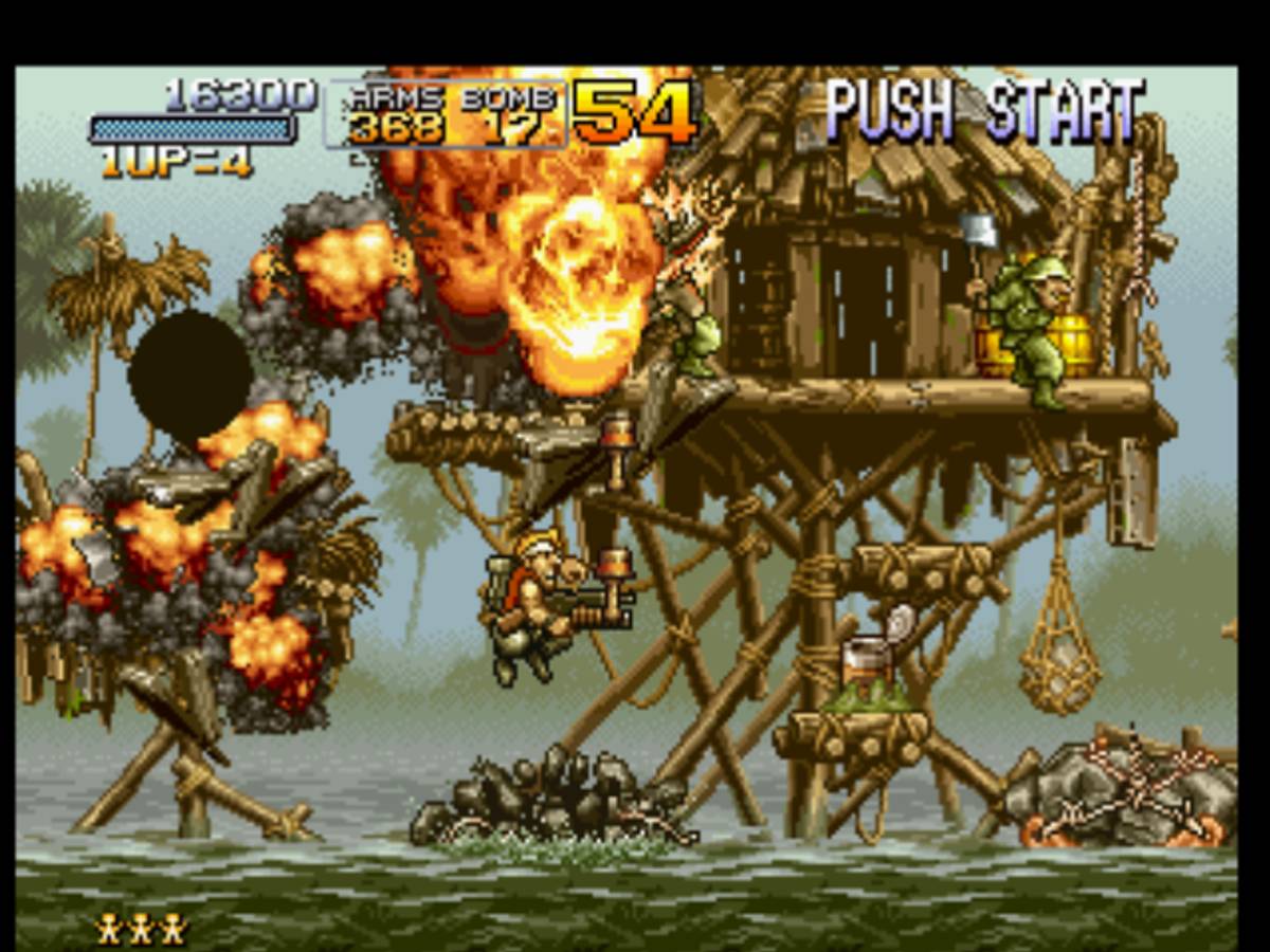 Metal Slug: Super Vehicle - 001 ISO - PS1 screenshot 8