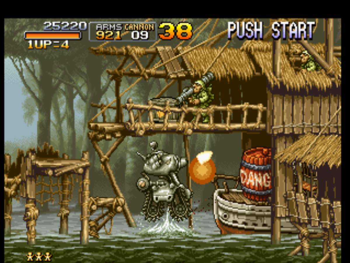 Metal Slug: Super Vehicle - 001 ISO - PS1 screenshot 9