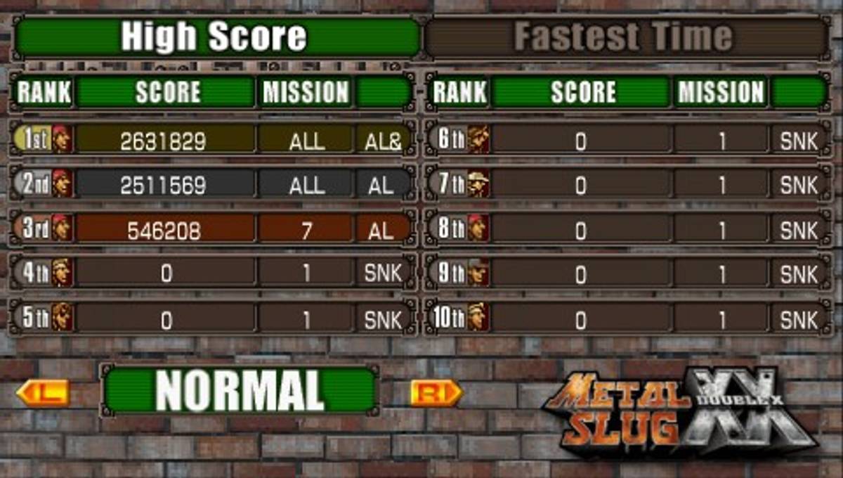 Metal Slug XX ISO - PSP screenshot 3