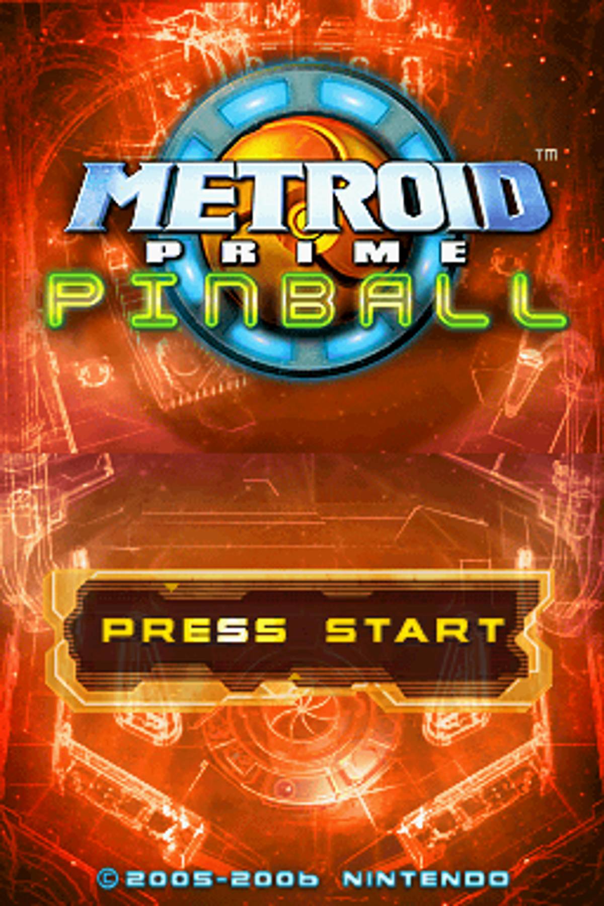 Metroid Prime Pinball ROM - NDS screenshot 1