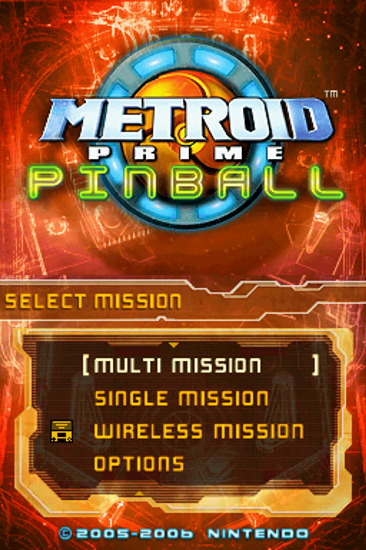 Metroid Prime Pinball ROM - NDS screenshot 2