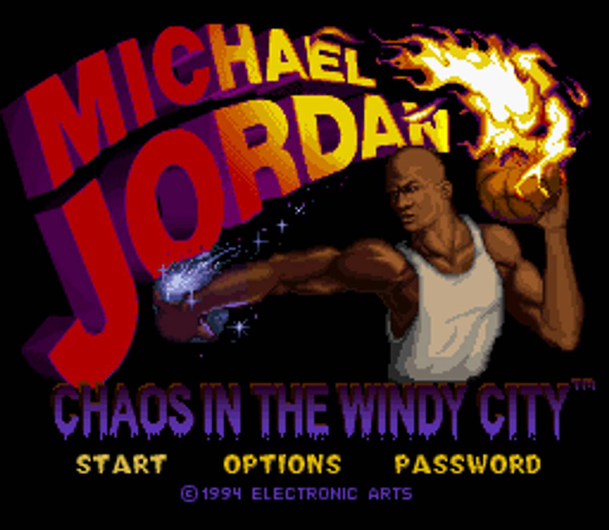 Michael Jordan:  Chaos in the Windy City ROM - SNES screenshot 1