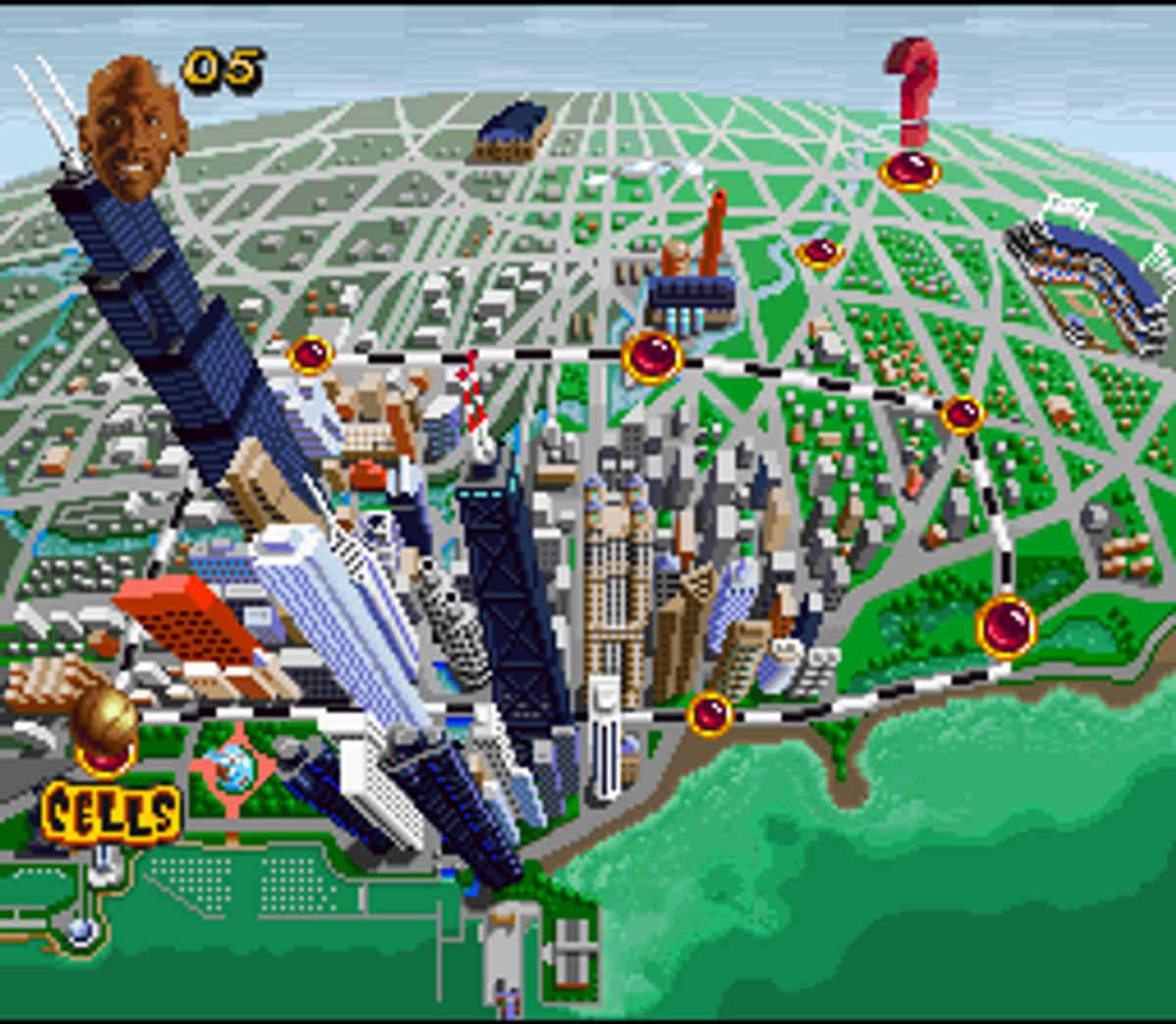 Michael Jordan:  Chaos in the Windy City ROM - SNES screenshot 6