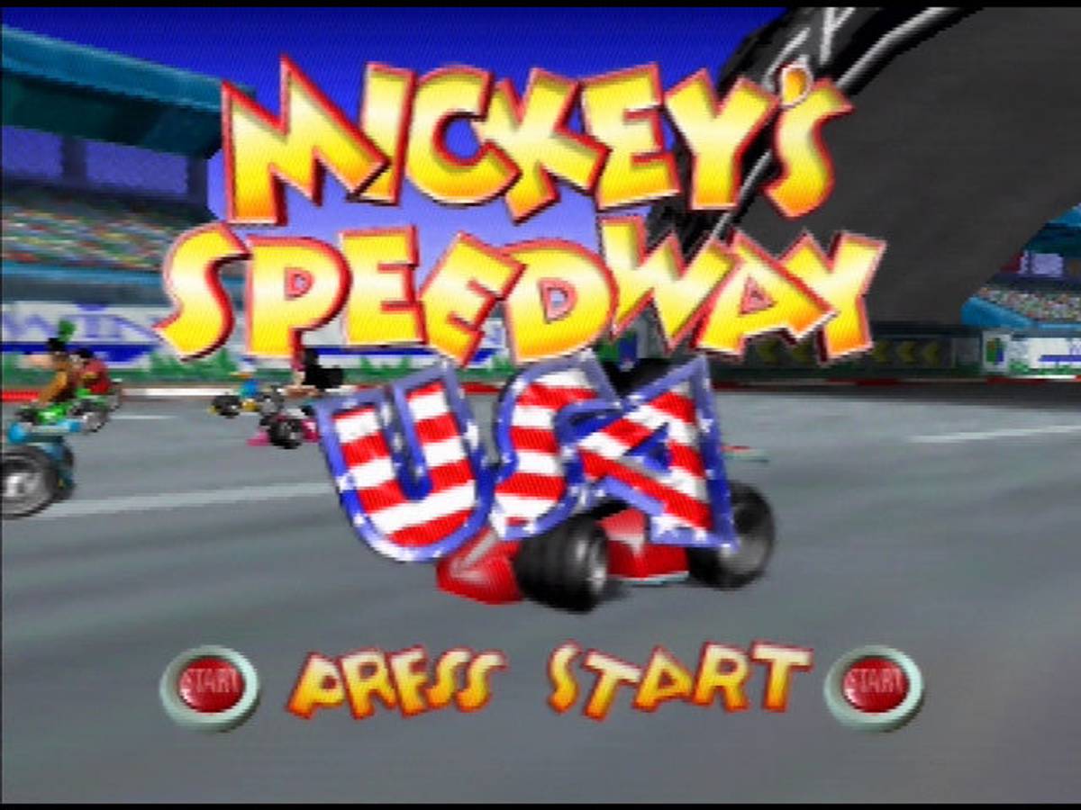 Mickey's Speedway USA  ROM - N64 screenshot 1
