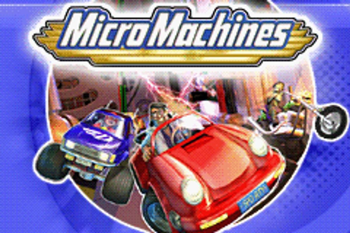 Micro Machines ROM - GBA screenshot 1