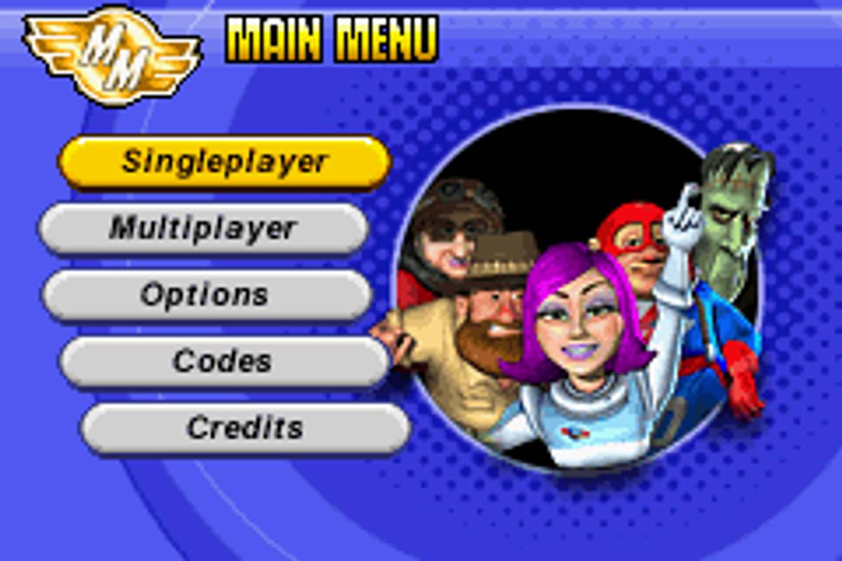 Micro Machines ROM - GBA screenshot 2