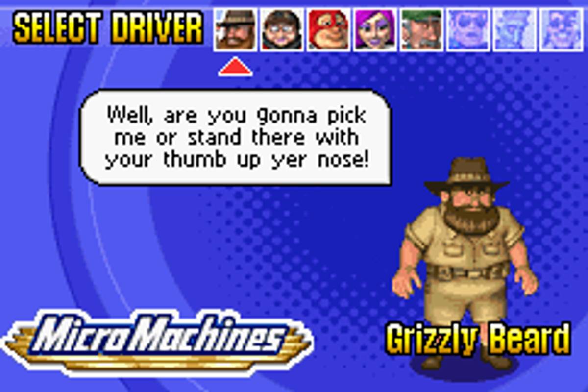 Micro Machines ROM - GBA screenshot 3