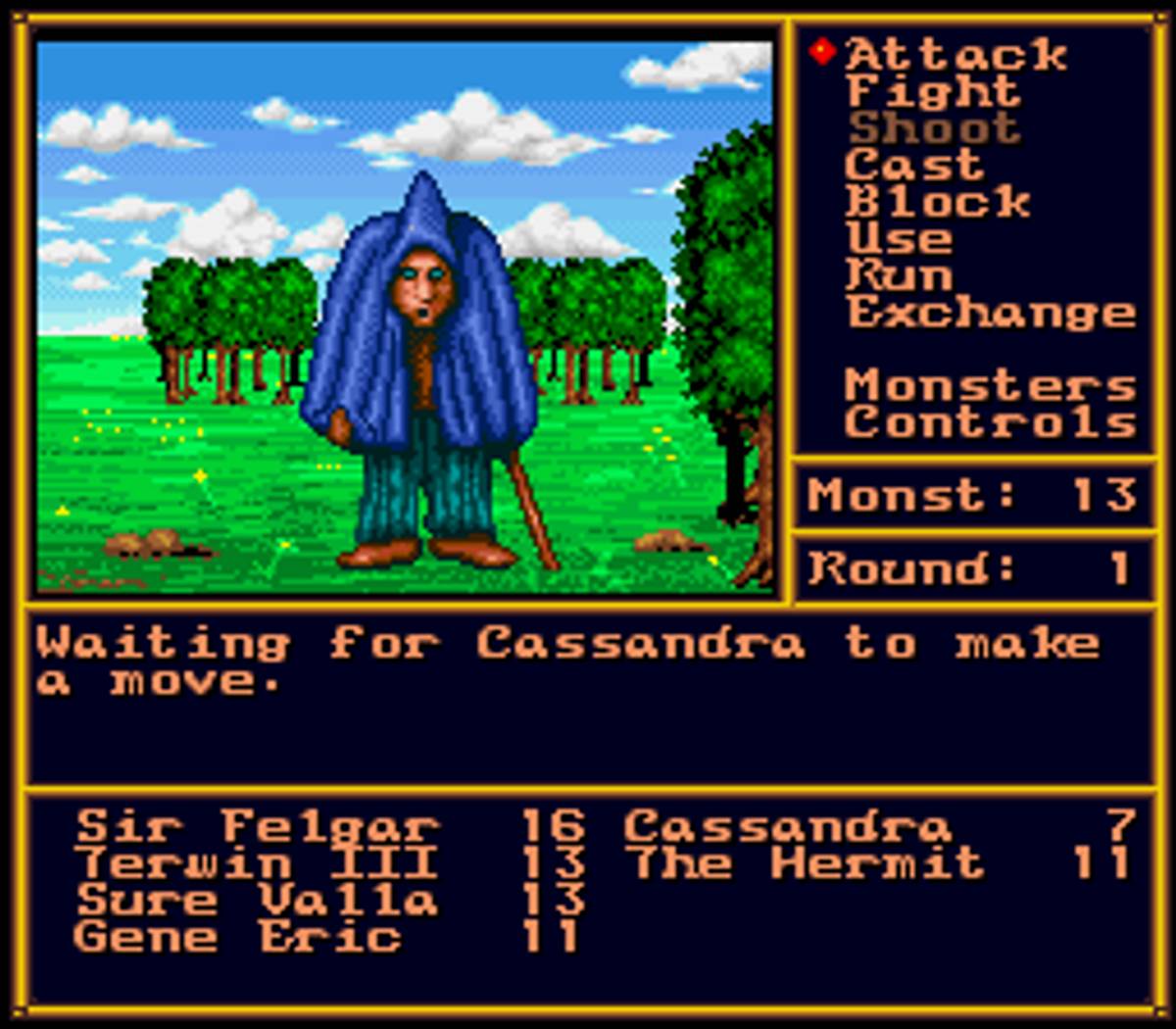 Might and Magic II: Gates to Another World ROM - SNES screenshot 10