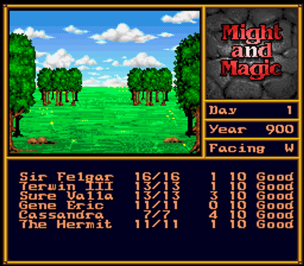 Might and Magic II: Gates to Another World ROM - SNES screenshot 4