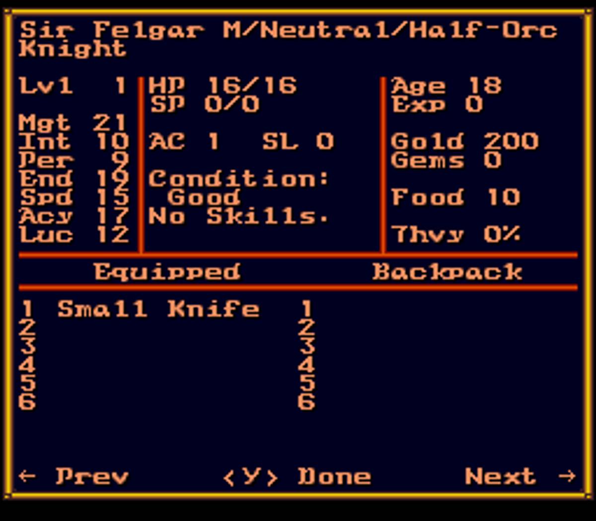 Might and Magic II: Gates to Another World ROM - SNES screenshot 9