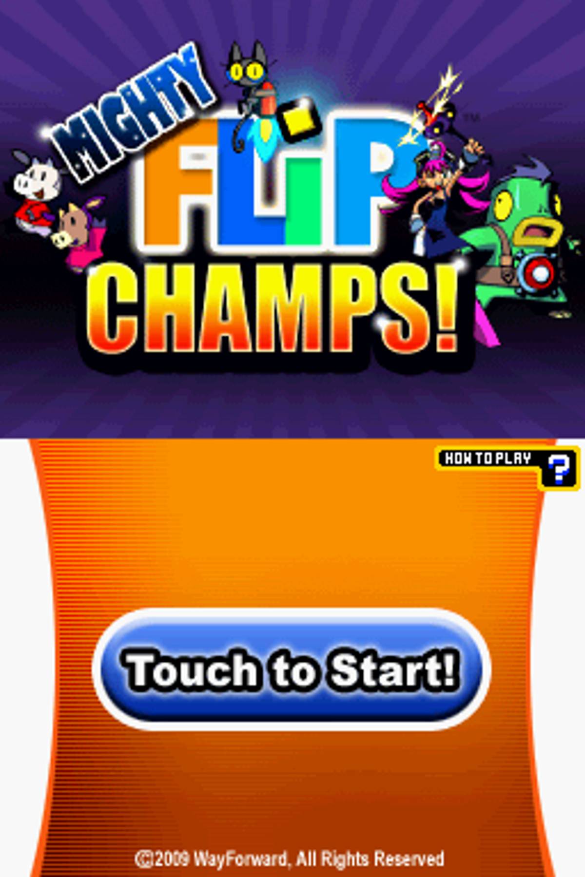 Mighty Flip Champs! ROM - NDS screenshot 1