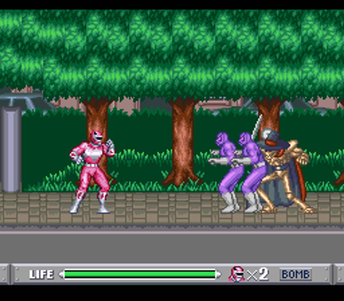 Mighty Morphin Power Rangers ROM - SNES screenshot 9