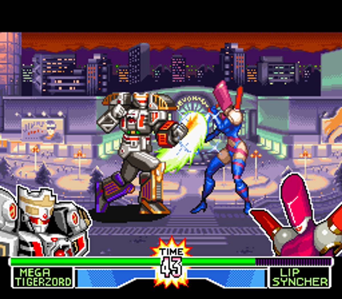 Mighty Morphin Power Rangers: The Fighting Edition ROM - SNES screenshot 5