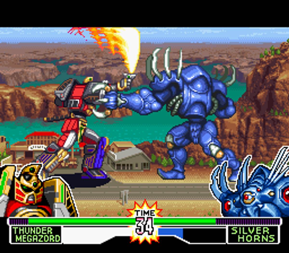 Mighty Morphin Power Rangers: The Fighting Edition ROM - SNES screenshot 9