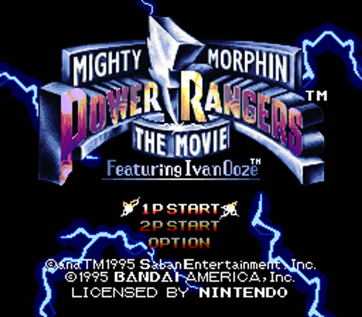 Mighty Morphin Power Rangers: The Movie ROM - SNES screenshot 1