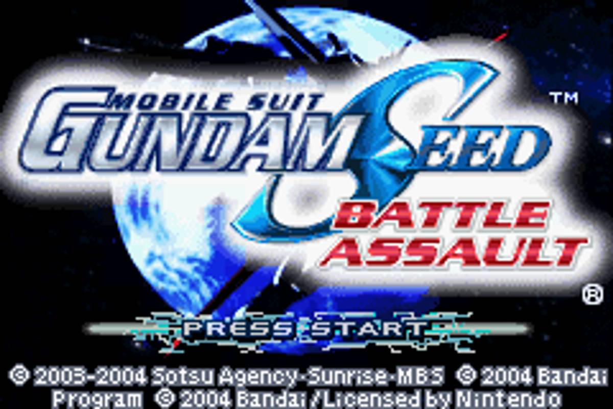 Mobile Suit Gundam Seed: Battle Assault ROM - GBA screenshot 1