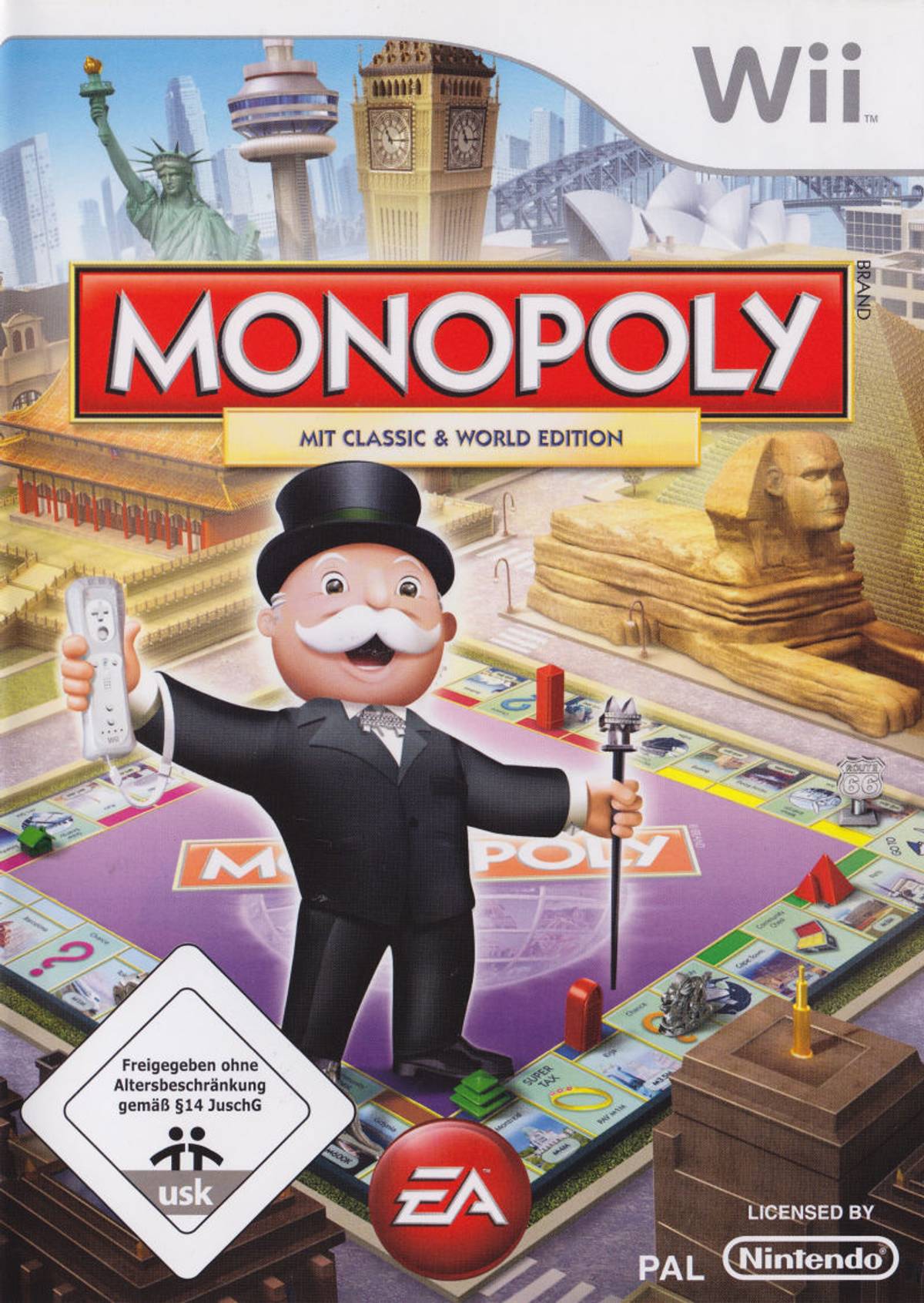 Download Torrent Monopoly featuring Classic & World Edition Boards ISO – Wii