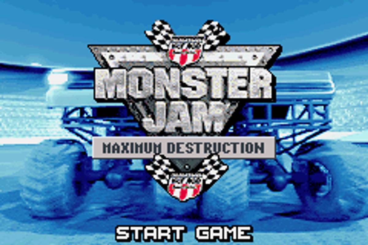 Monster Jam: Maximum Destruction ROM - GBA screenshot 1