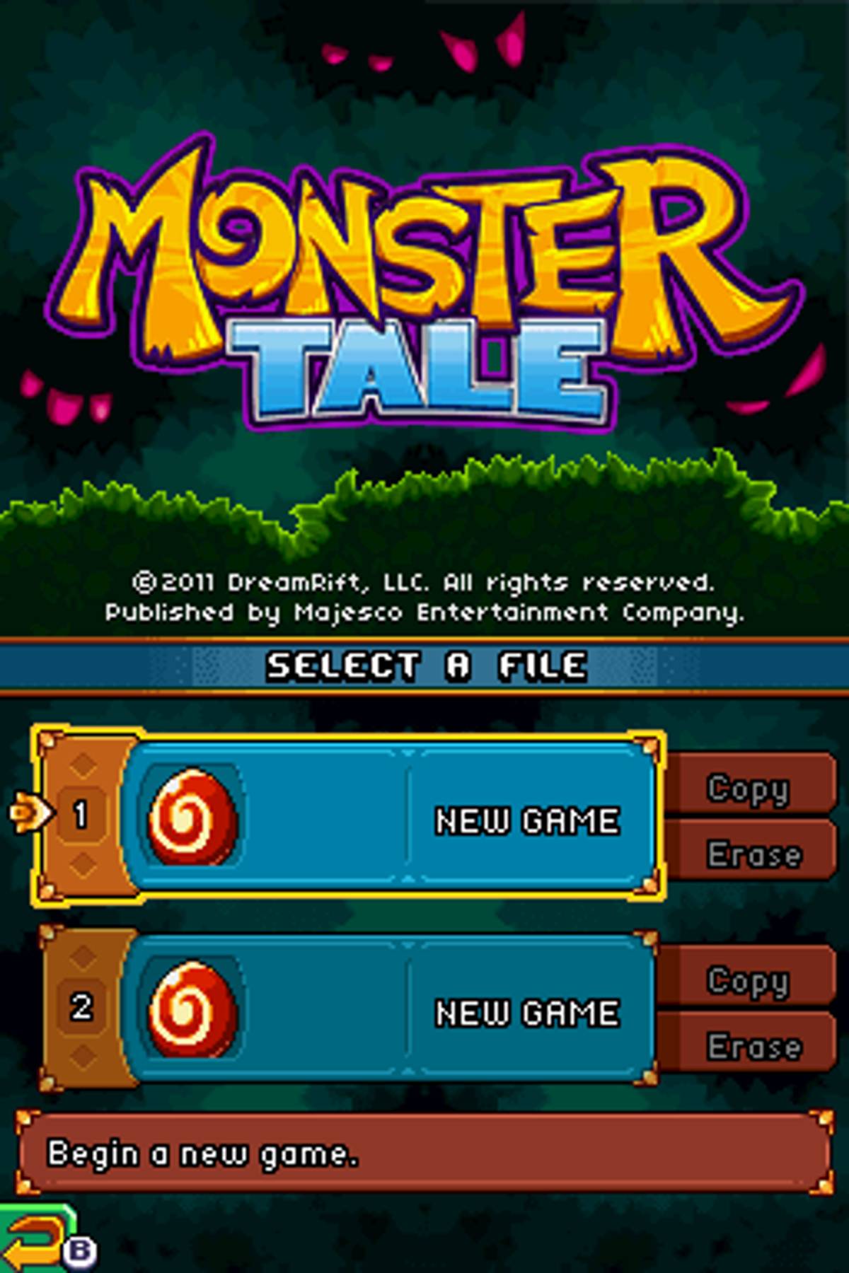 Monster Tale ROM - NDS screenshot 2