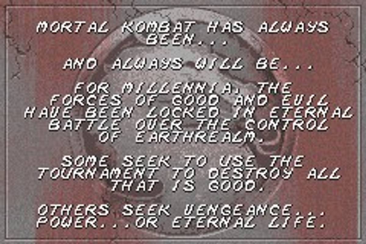 Mortal Kombat: Deadly Alliance ROM - GBA screenshot 1