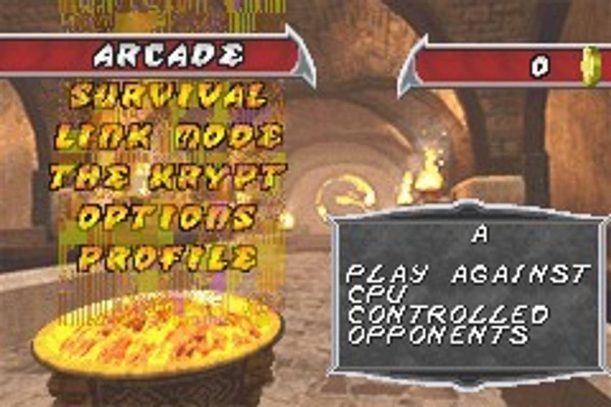 Mortal Kombat: Deadly Alliance ROM - GBA screenshot 2