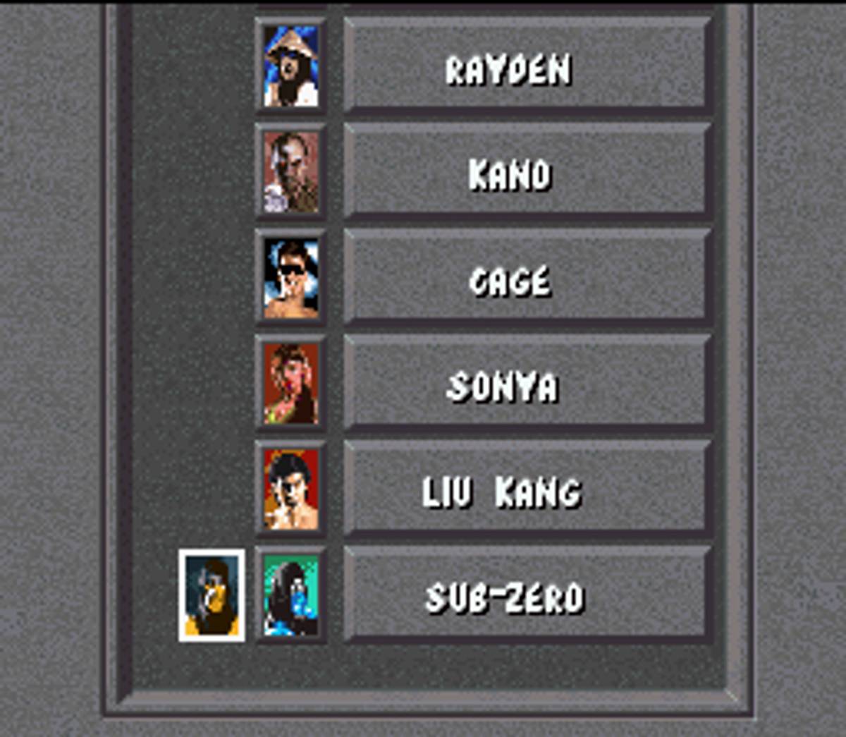 Mortal Kombat ROM - SNES screenshot 7